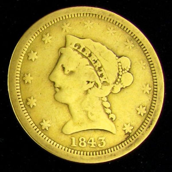 1845-O $2.5 U.S. Liberty Gold Coin - Investment