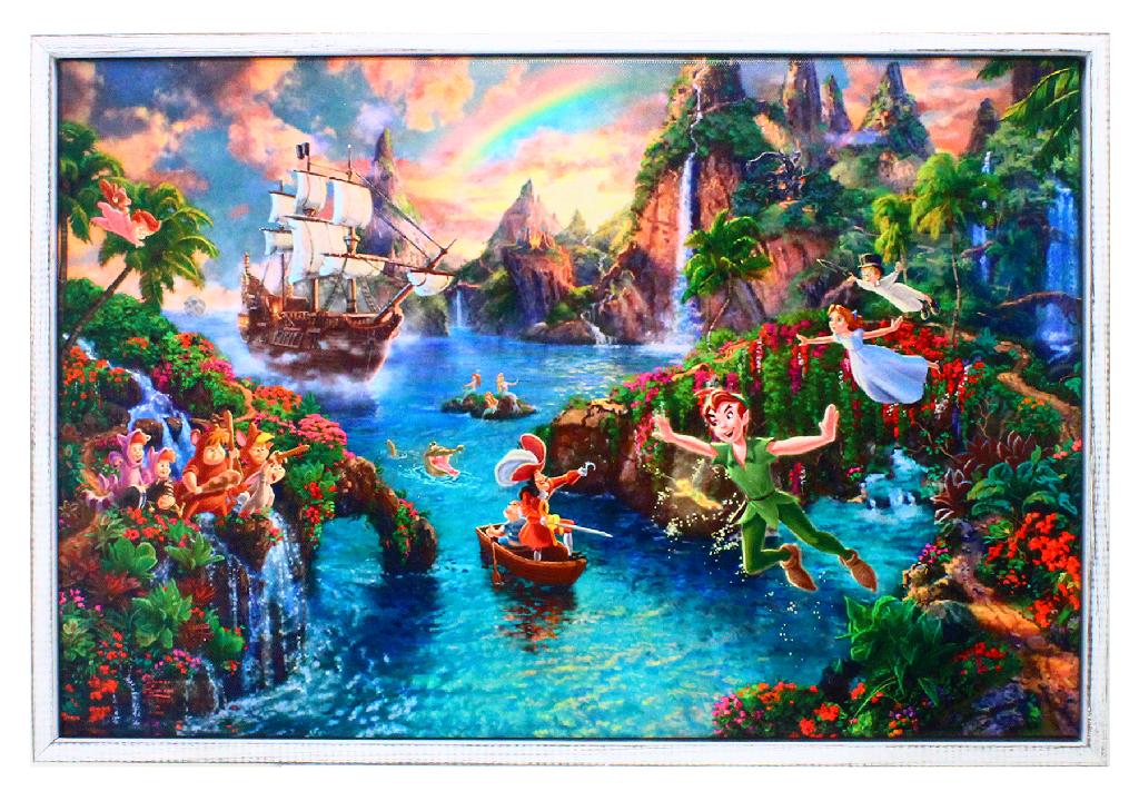 Beautiful Thomas Kinkade "Peter Pan" 01 on Canvas -PNR-: Gov. File: M-29129 Beautiful Thomas Kinkade Peter Pan" 01 on Canvas -PNR- Asset Type: Collectable Shipping: $39.95. Item may be pick up only, or require additional shipping charges due to weight or si