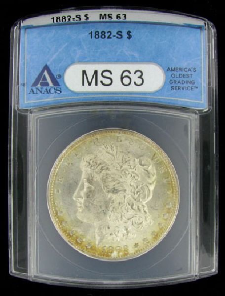 1882-S U.S. Morgan Silver Dollar Coin - Investment