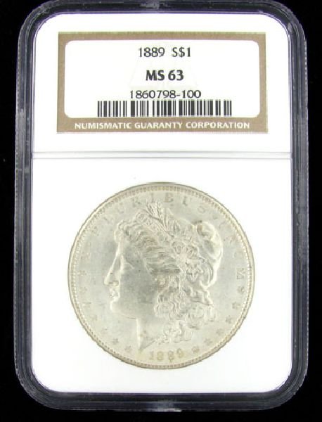 1889 U.S. Morgan Silver Dollar Coin - Investment