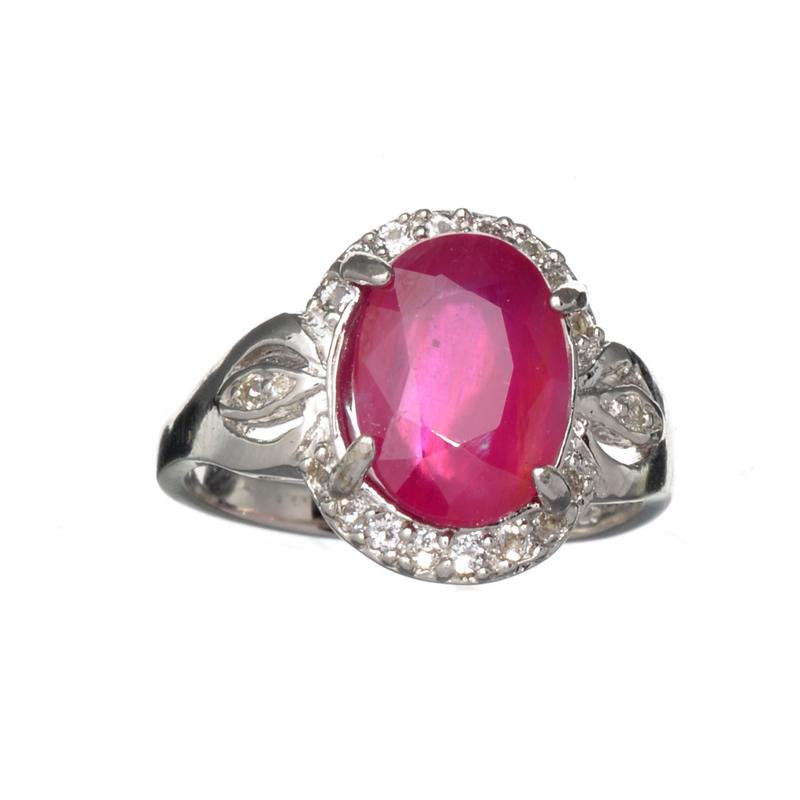 APP: 2.4k Fine Jewelry 2.90CT Ruby And Colorless Topaz: Gov. File: H-15656 Fine Jewelry 2.90CT Ruby And Colorless Topaz Platinum Over Sterling Silver Ring Retail Replacement Value: $2.4K Asset Type: Sterling Silver Ring Shipping: $19.95