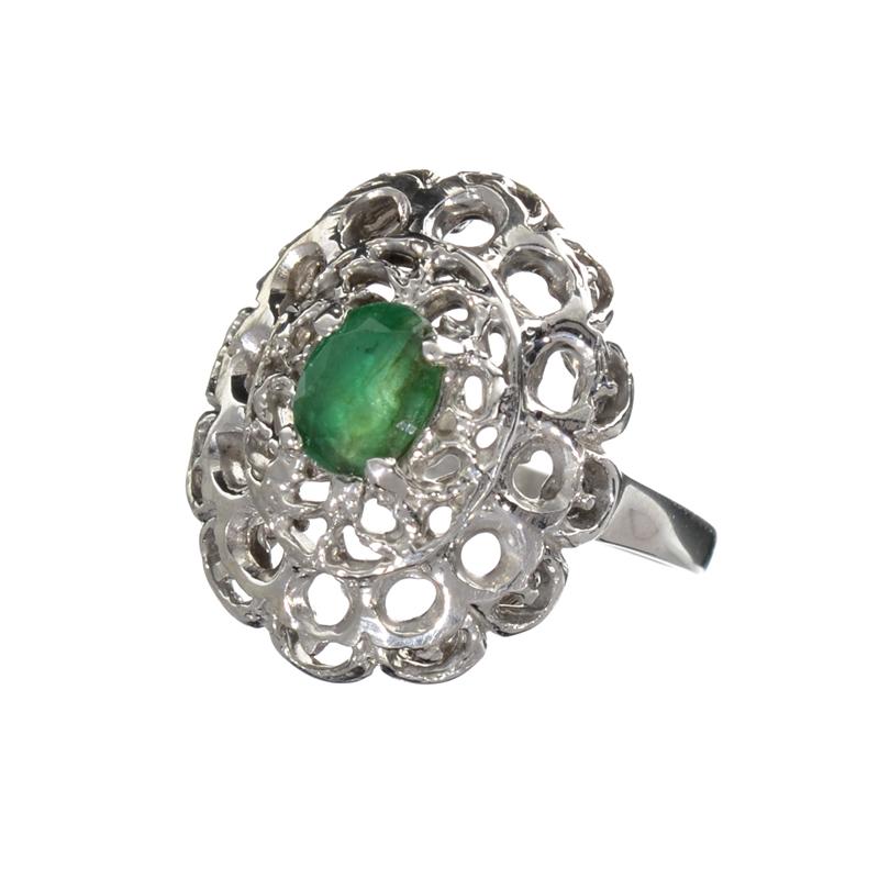 APP: 1.6k Fine Jewelry 0.60CT Oval Cut Green Beryl: Gov. File: H-14515 Fine Jewelry 0.60CT Oval Cut Green Beryl Emerald And Platinum Over Sterling Silver Ring Retail Replacement Value: $1.6K Asset Type: Sterling Silver Ring Shipping: $19.95