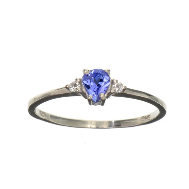 APP: 0.6k Fine Jewelry Designer Sebastian 0.20CT Pear: Gov. File: K-08132 Fine Jewelry Designer Sebastian 0.20CT Pear Cut Tanzanite And Sterling Silver Ring Retail Replacement Value:$0.5KAsset Type: Ring Shipping: $19.95