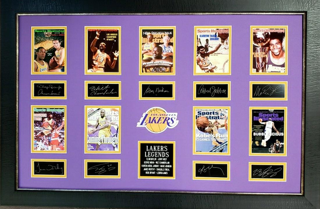*Rare L.A. Laker Legends Museum Framed Collage - Plate: Gov. File: M-20382 *Rare L.A. Laker Legends Museum Framed Collage - Plate Signed Asset Type: CollectableShipping: $39.95. Item may be pick up only, or require additional shipping charges due to weight