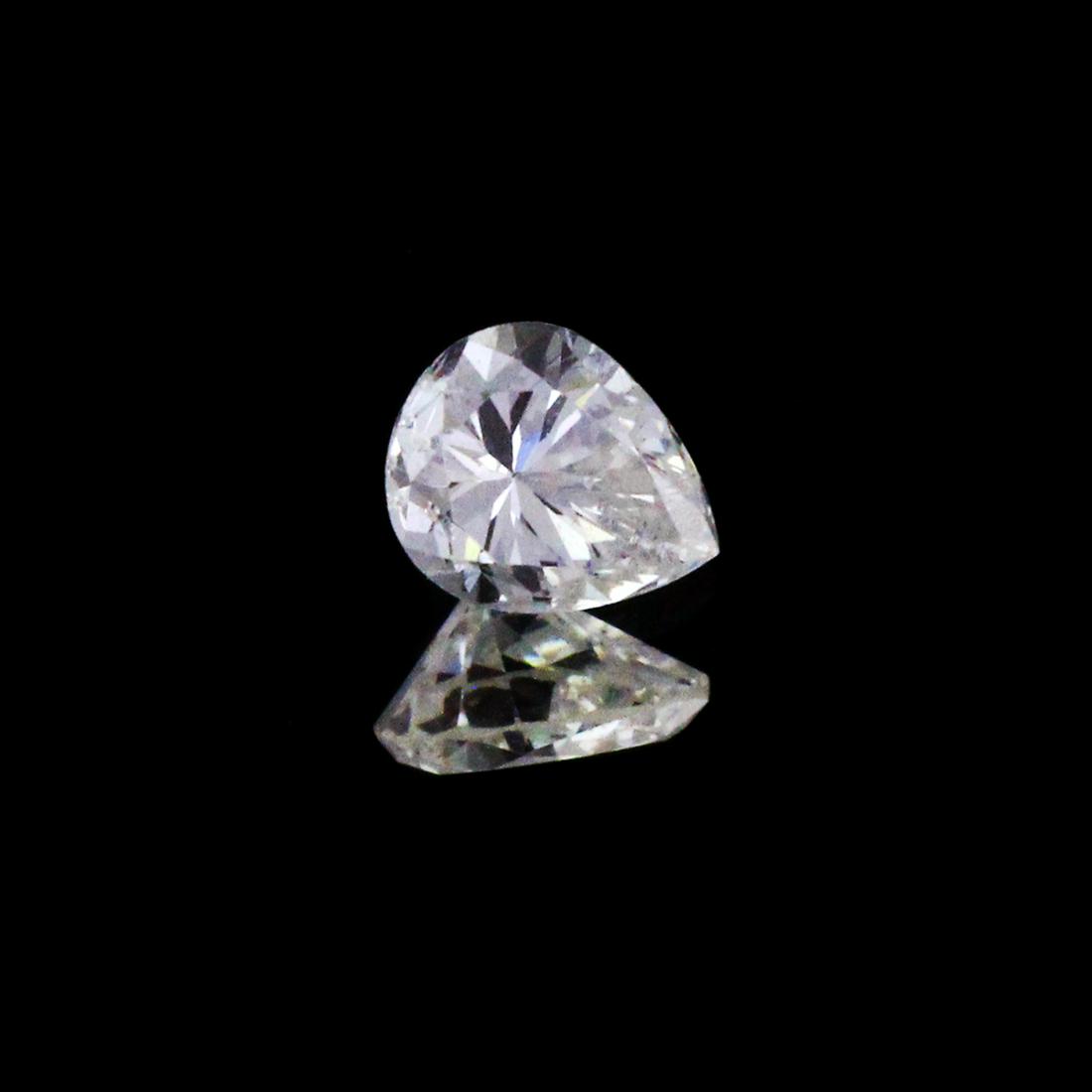 Gorgeous 0.13 CT Pear Cut Solitaire Diamond Gemstone: Gov. File: H-65979 Gorgeous 0.13 CT Pear Cut Solitaire Diamond Gemstone Great Investment Asset Type: Diamond Gemstone Shipping: $19.95