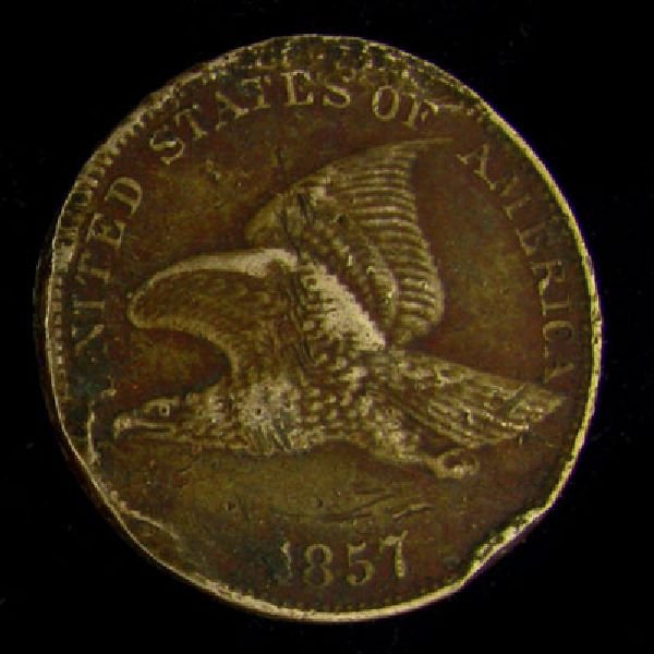 1857 Flying Eagle One Cent Coin - Investment