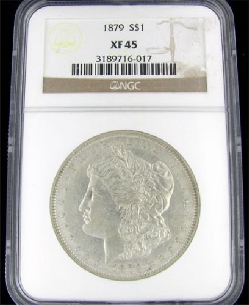 1879 U.S. Morgan Silver Dollar Coin - Investment