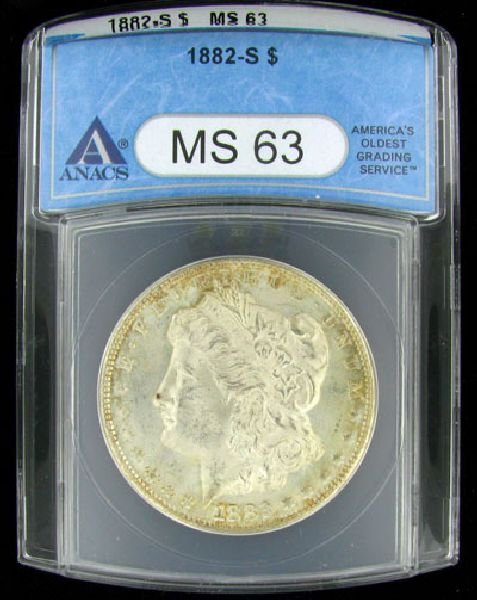 1882-S U.S. Morgan Silver Dollar Coin - Investment