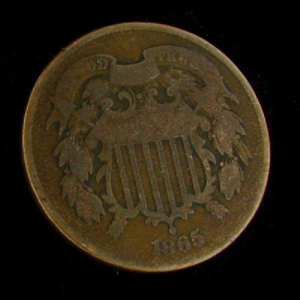 1865 Two Cent Coin - Investment