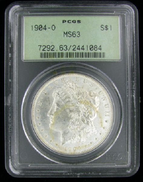 1904-O U.S. Morgan Silver Dollar Coin - Investment