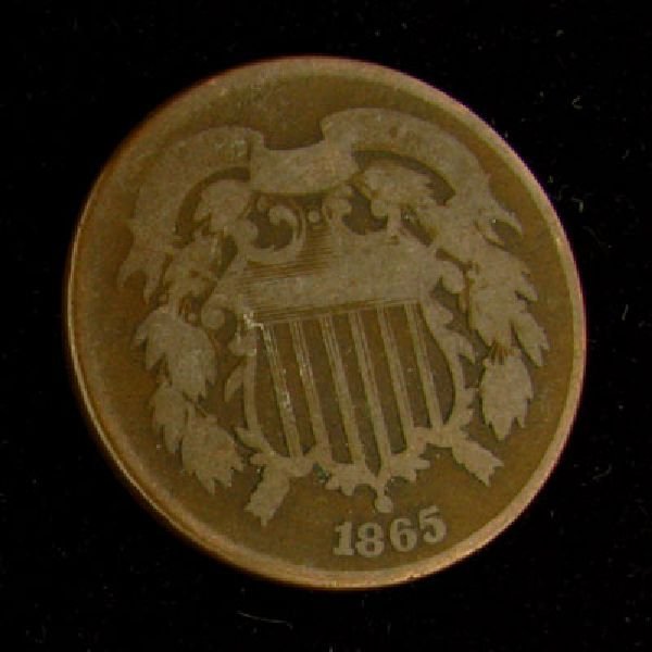 1865 Two Cent Coin - Investment