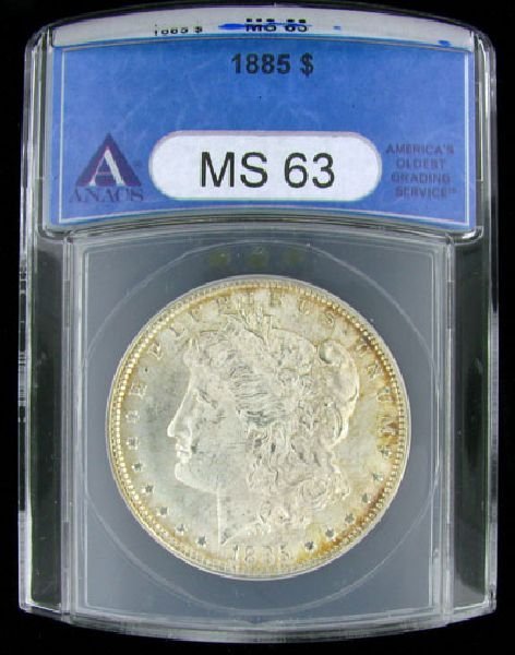 1885 Morgan Silver Dollar Coin - Investment