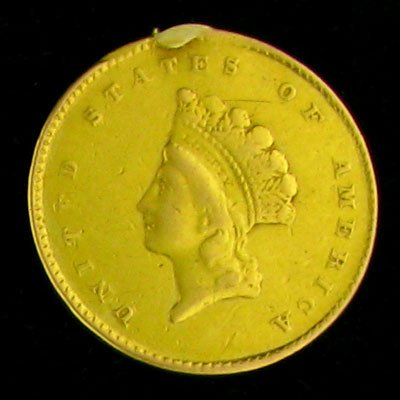 1855 $1 Indian Head Gold Coin - Investment