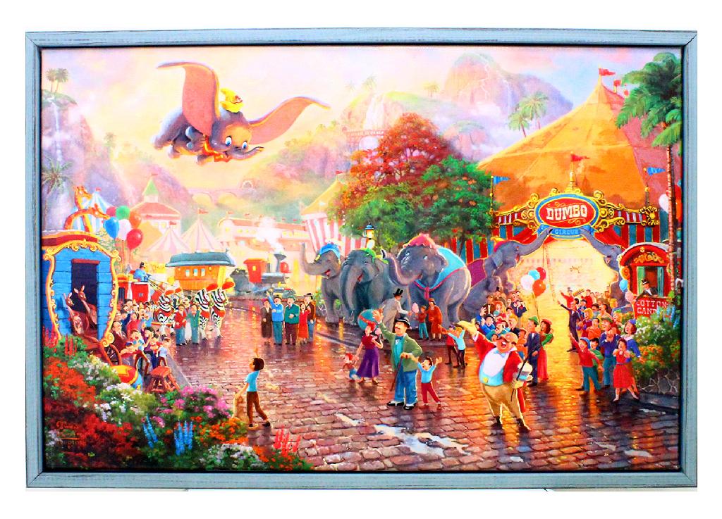Beautiful Thomas Kinkade " Dumbo " 01 on Canvas -PNR-: Gov. File: M-29189 Beautiful Thomas Kinkade Dumbo " 01 on Canvas -PNR- Asset Type: Collectable Shipping: $39.95. Item may be pick up only, or require additional shipping charges due to weight or size.
