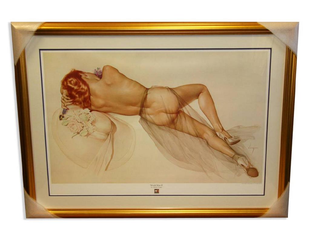 Alberto Vargas (Naked) Exquisitely Museum Framed &: Gov. File: M-09129 Alberto Vargas (Naked) Exquisitely Museum Framed & Matted Print Asset Type: PrintShipping: $39.95. Item may be pick up only, or require additional shipping charges due to weight or