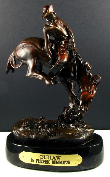 Frederic Remington Bronze Reissue - Outlaw