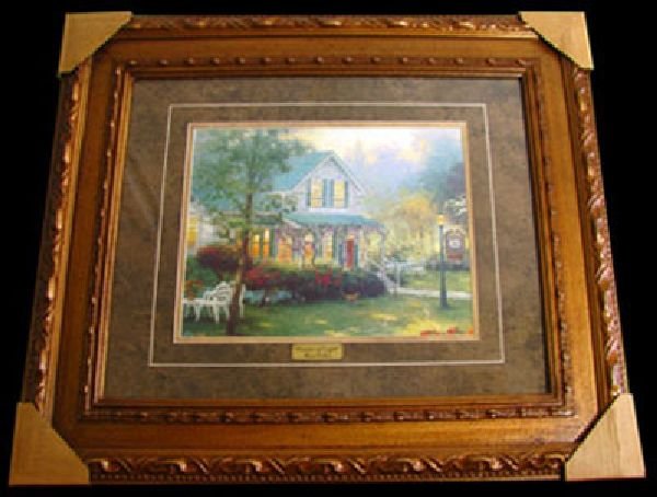 THOMAS KINKADE - Painter of Light - Framed Print