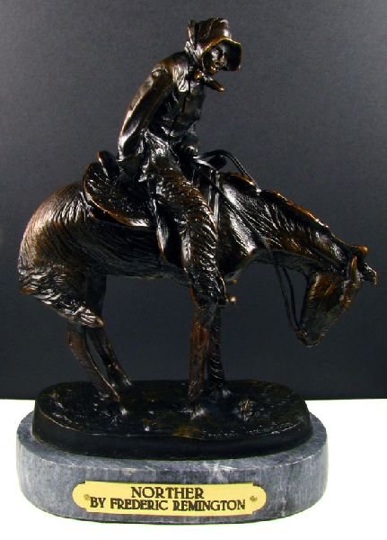 Frederic Remington Bronze Reissue - Norther