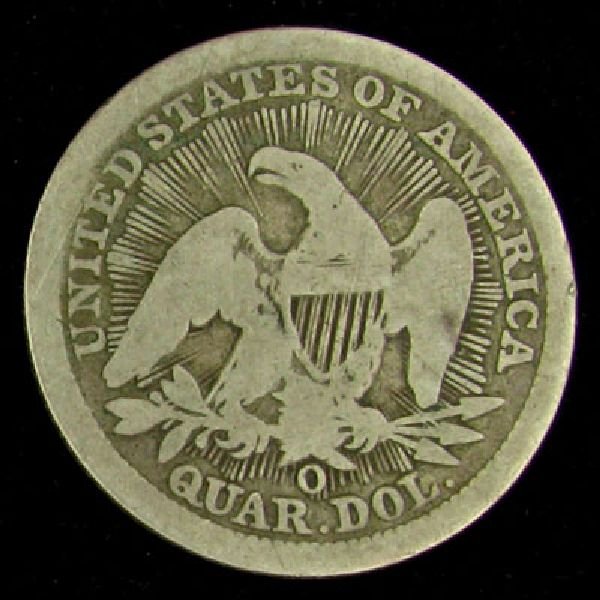 1853-O Seated Liberty Quarter Dollar Coin - Investment - 2