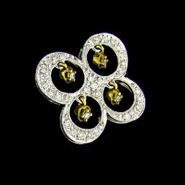 14 kt. White Gold, 0.33CT Diamond Pendant