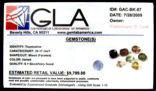 APP:$9.8k 24.17CT Mixed Tourmaline Gemstone - 2