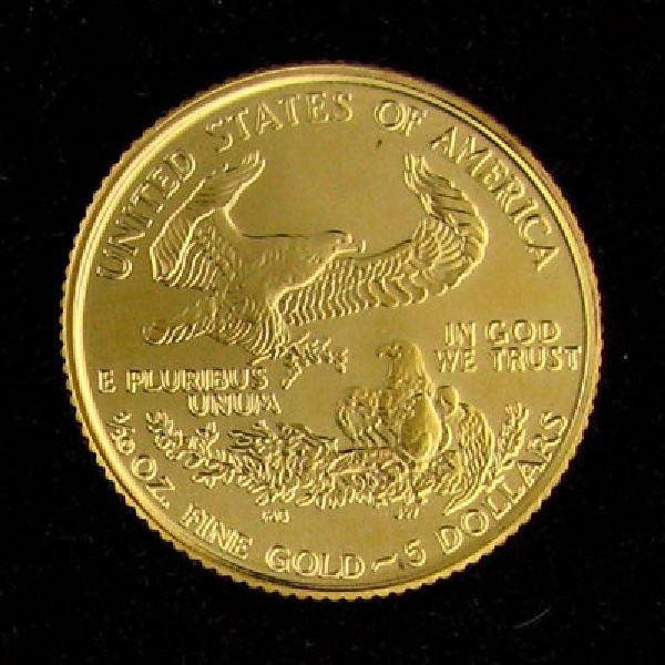 1999 1/10 Eagle Gold Coin - Investment - 2