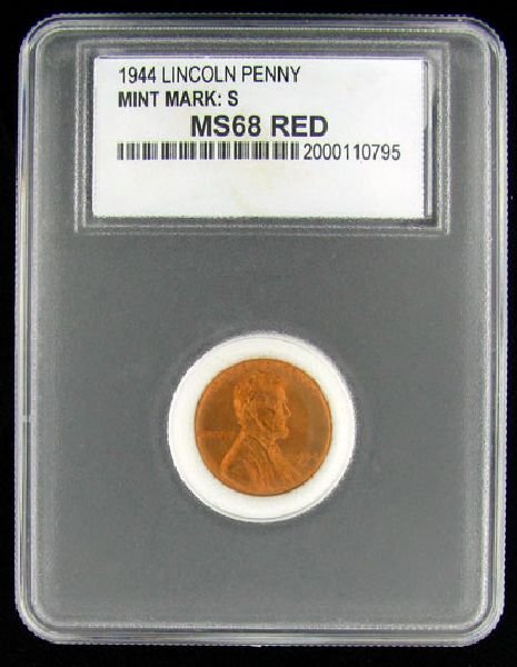 1944-S Lincoln Penny Coin - Investment