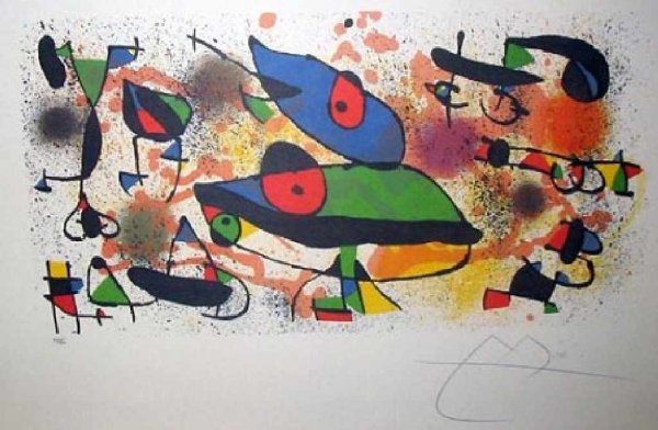 JOAN MIRO Sculpture II Print: JOAN MIRO: Sculpture II Print - Thank you for viewing this Item. We hope that you are successful in your bidding. For over 30 years we have given the best possible customer service to our 1000's of re