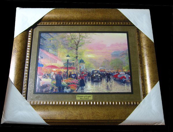 THOMAS KINKADE Museum Framed Calendar Print: Thomas Kinkade, Museum Framed Calendar Print - Thank you for viewing this Item. We hope that you are successful in your bidding. For over 30 years we have given the best possible customer service to o