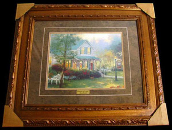 THOMAS KINKADE Museum Framed Calendar Print: Thomas Kinkade, Museum Framed Calendar Print - Thank you for viewing this Item. We hope that you are successful in your bidding. For over 30 years we have given the best possible customer service to o