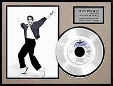 Elvis Presley ''Jailhouse Rock'' Platinum Record: ELVIS PRESLEY "Jailhouse Rock" - Thank you for viewing this Item. We hope that you are successful in your bidding. For over 30 years we have given the best possible customer service to our 1