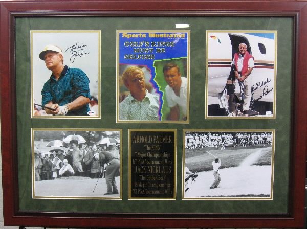 Arnold Palmer & Jack Nicklaus - Authentic Signatures: Arnold Palmer and Jack Nicklaus - Authentic Signatures - Thank you for viewing this Item. We hope that you are successful in your bidding. For over 30 years we have given the best possible customer se