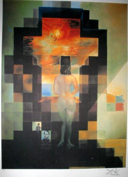 SALVADOR DALI Lincoln Dalivision Print, Limited Edition: SALVADOR DALI: Lincoln Dalivision Print - Thank you for viewing this Item. We hope that you are successful in your bidding. For over 30 years we have given the best possible customer service to our 10