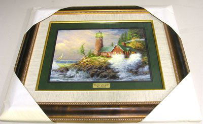 THOMAS KINKADE - Painter of Light - Framed Print: Thomas Kinkade, Museum Framed Calendar Print - Thank you for viewing this Item. We hope that you are successful in your bidding. For over 30 years we have given the best possible customer service to o