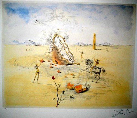 SALVADOR DALI Cosmic Horseman Print, Limited Edition: SALVADOR DALI: Cosmic Horseman Print - Thank you for viewing this Item. We hope that you are successful in your bidding. For over 30 years we have given the best possible customer service to our 1000'