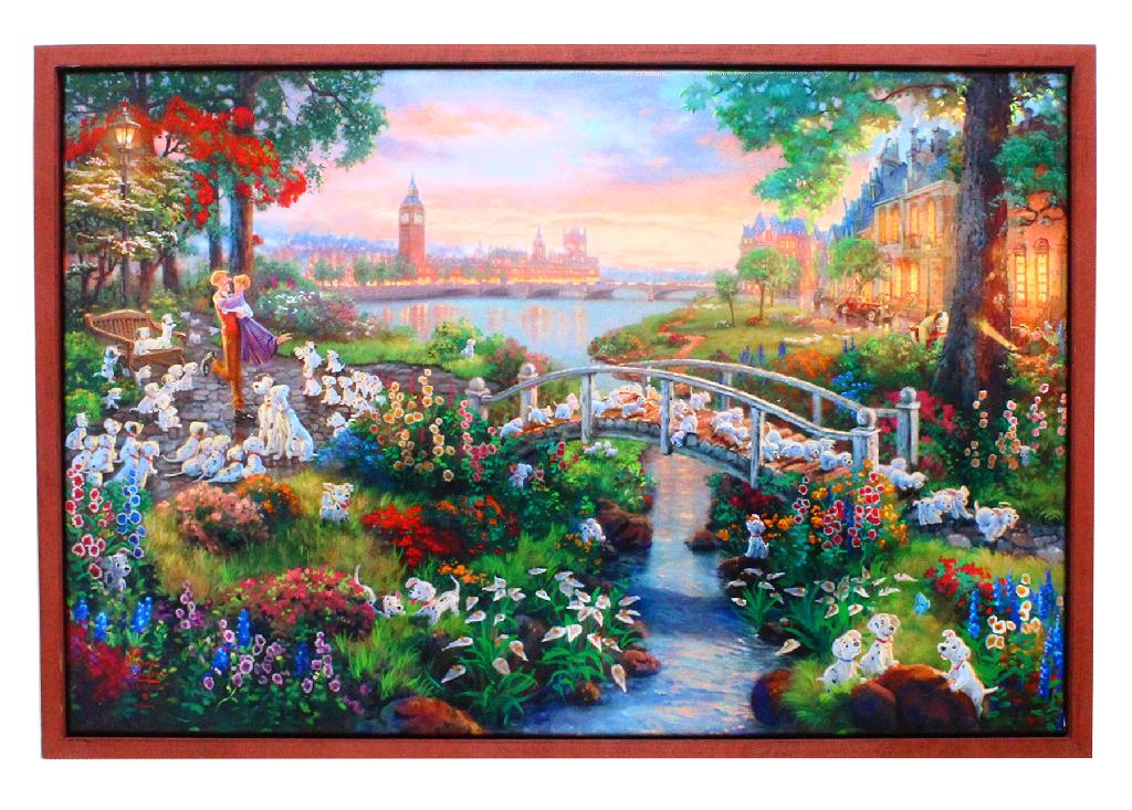 Beautiful Thomas Kinkade " 101 Dalmatians " 01 on: Gov. File: M-29181 Beautiful Thomas Kinkade 101 Dalmatians " 01 on Canvas -PNR Asset Type: Collectable Shipping: $39.95. Item may be pick up only, or require additional shipping charges due to weight 