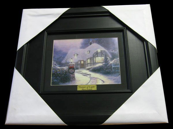 THOMAS KINKADE - Painter of Light - Framed Print: Thomas Kinkade, Museum Framed Calendar Print - Thank you for viewing this Item. We hope that you are successful in your bidding. For over 30 years we have given the best possible customer service to o
