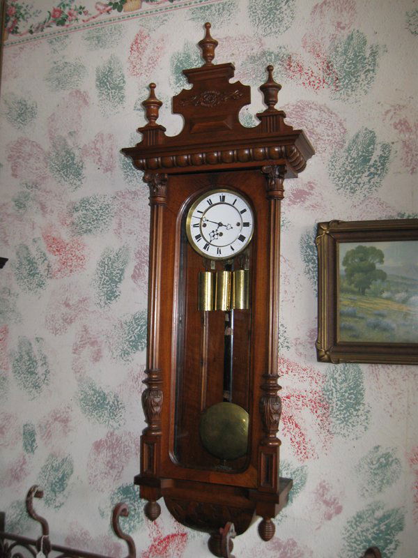 German Walnut 3 Weight Wall Clock, Fully Restored early: German Walnut 3 Weight Wall Clock, Fully Restored early 1890's- Thank you for viewing this Item. We hope that you are successful in your bidding. For over 30 years we have given the best possible cust