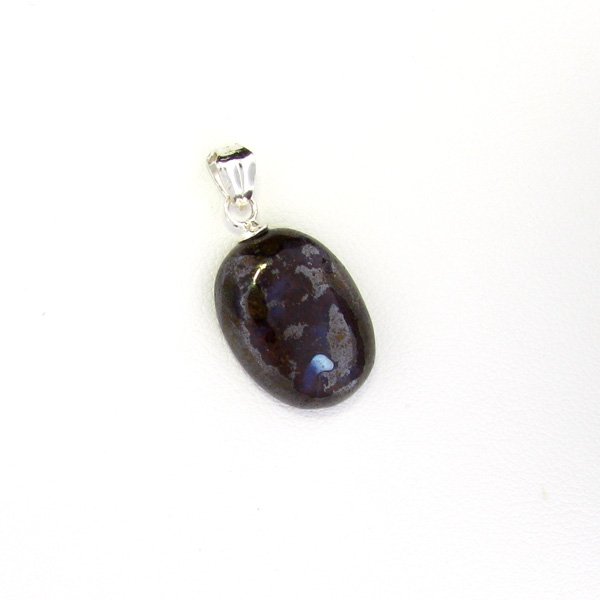 Boulder Opal & Sterling Silver Pendant: Boulder Opal and Sterling Silver Pendant - Thank you for viewing this Item. We hope that you are successful in your bidding. For over 30 years we have given the best possible customer service to our 1
