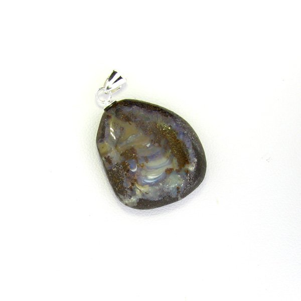 Boulder Opal & Sterling Silver Pendant: Boulder Opal and Sterling Silver Pendant - Thank you for viewing this Item. We hope that you are successful in your bidding. For over 30 years we have given the best possible customer service to our 1