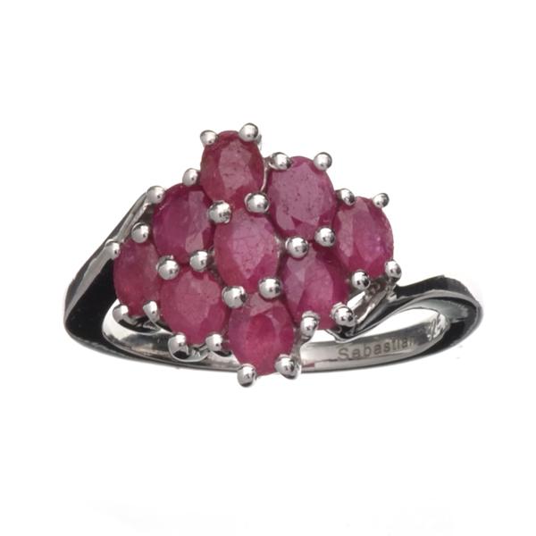 APP: 1.2k 1.89CT Oval Cut Ruby And Platinum Over: Gov. File: 91895 1.89CT Oval Cut Ruby And Platinum Over Sterling Silver Ring Retail Replacement Value: $1.2K Asset Type: Sterling Silver Ring Shipping: $19.95