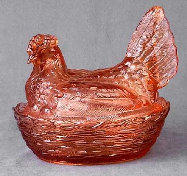 Pink Depression Hen - Collectable: Pink Depression Hen - Thank you for viewing this Item. We hope that you are successful in your bidding. For over 30 years we have given the best possible customer service to our 1000's of repeat buyer