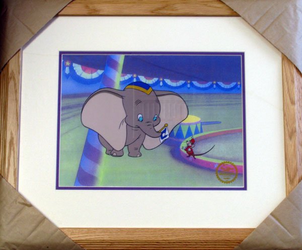 Limited Edition Walt Disney Dumbo Serigraph: Limited Edition Walt Disney Dumbo Serigraph - Thank you for viewing this Item. We hope that you are successful in your bidding. For over 30 years we have given the best possible customer service to ou
