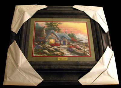 THOMAS KINKADE - Painter of Light - Framed Print: Thomas Kinkade, Museum Framed Calendar Print - Thank you for viewing this Item. We hope that you are successful in your bidding. For over 30 years we have given the best possible customer service to o