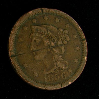 1856 Liberty Head Type One Cent Coin - Investment: 1856 Liberty Head Type One Cent Coin - Thank you for viewing this Item. We hope that you are successful in your bidding. For over 30 years we have given the best possible customer service to our 1000'