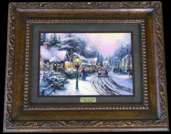 THOMAS KINKADE - Painter of Light - Framed Print: Thomas Kinkade, Museum Framed Calendar Print - Bid with outmost confidence from GAA. We have been in business for over 35 years, and pride ourselves on perfect customer service. For more information o