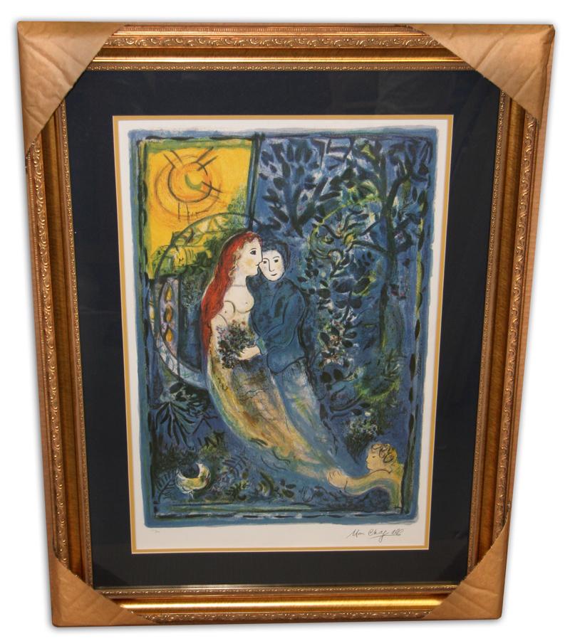 Marc Chagall (After) 'The Wedding' Museum Framed &: Gov. File: M-06293 Marc Chagall (After) 'The Wedding' Museum Framed & Matted Print Asset Type: PrintShipping: $39.95. Item may be pick up only, or require additional shipping charges due to weight or