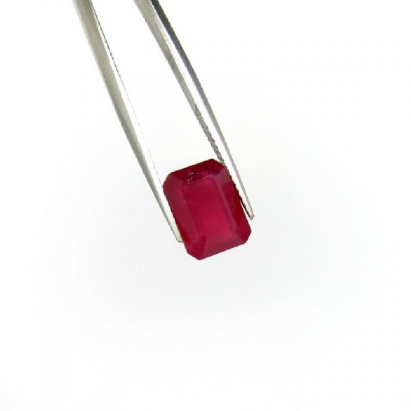 APP: 10.3k 5.91CT Emerald Cut Ruby Gemstone: 5.91CT Emerald Cut Ruby Gemstone - Bid with outmost confidence from GAA. We have been in business for over 35 years, and pride ourselves on perfect customer service. For more information on this item,