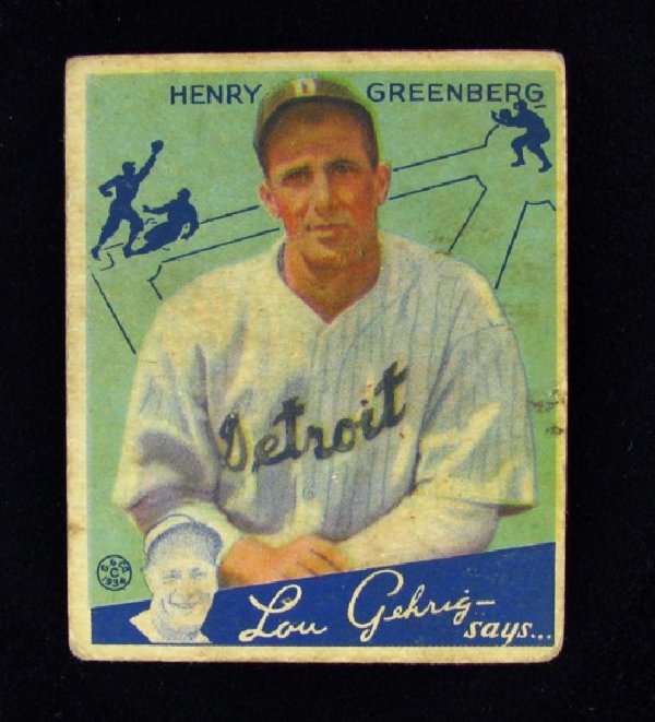 Henry Greenberg No.62 Goudey BP $275-$1,350 Base : Henry Greenberg No.62 Goudey BP $275-$1,350 Base Ball Card - Thank you for viewing this Item. We hope that you are successful in your bidding. For over 30 years we have given the best possible custome