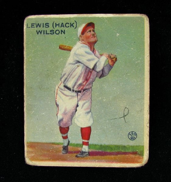 1933 L. Wilson No.211 BP $140-$700 Goudy Baseball Card: 1933 Lewis Wilson No.211 BP $140-$700 Goudy Base Ball Card - Thank you for viewing this Item. We hope that you are successful in your bidding. For over 30 years we have given the best possible custome